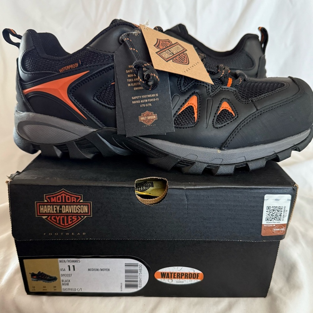 Harley-Davidson Black Waterproof Footwear
